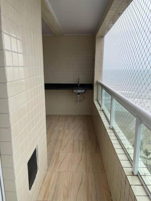 Apto Pe Na Areia Vista Mar Praia Grande  Ngoại thất bức ảnh