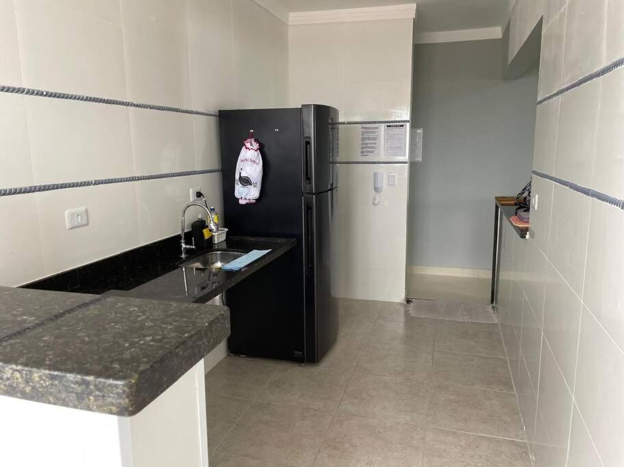 Apto Pe Na Areia Vista Mar Praia Grande  Ngoại thất bức ảnh