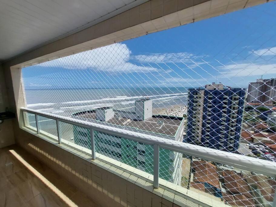 Apto Pe Na Areia Vista Mar Praia Grande  Ngoại thất bức ảnh