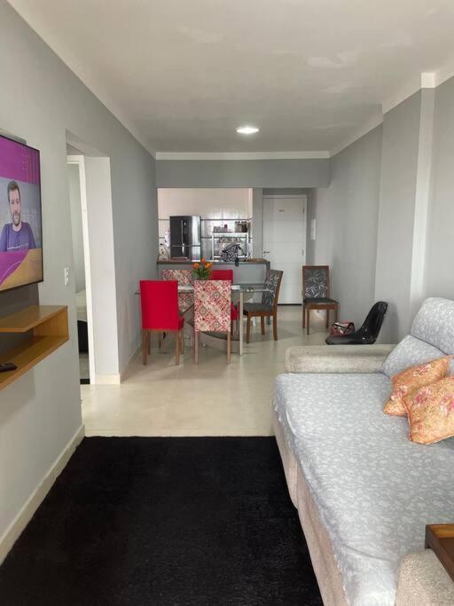 Apto Pe Na Areia Vista Mar Praia Grande  Ngoại thất bức ảnh