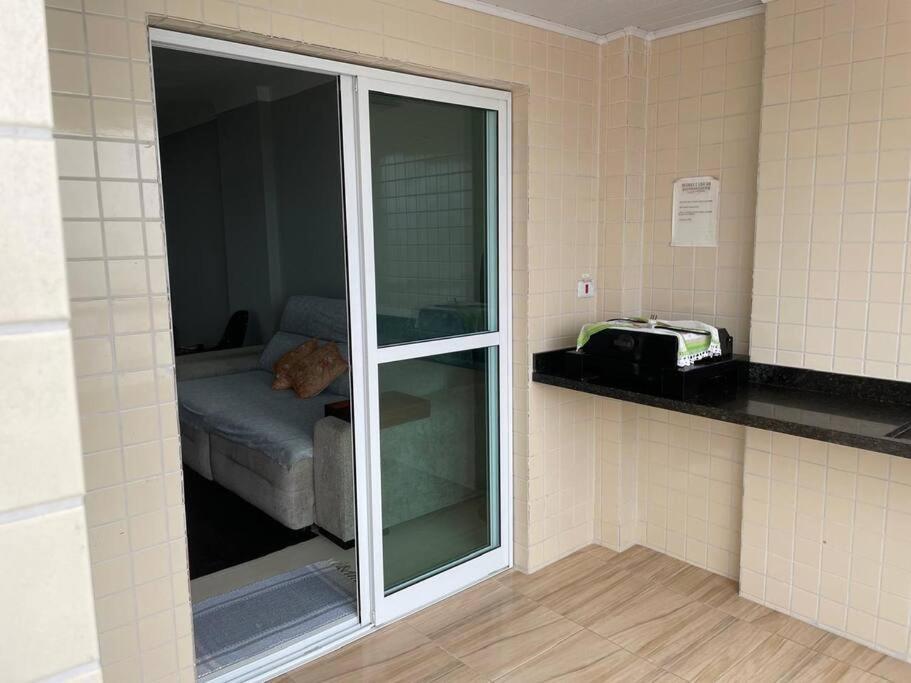 Apto Pe Na Areia Vista Mar Praia Grande  Ngoại thất bức ảnh