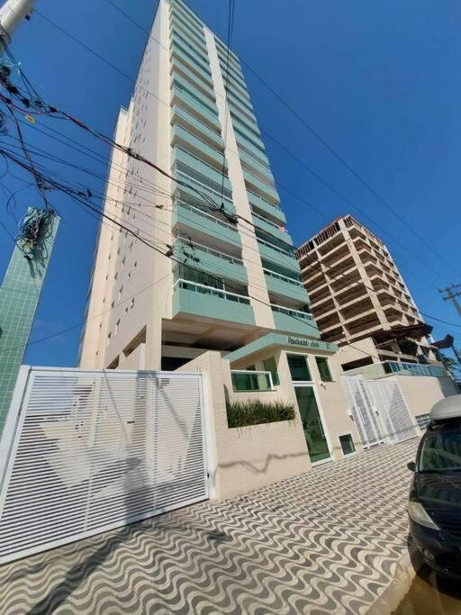 Apto Pe Na Areia Vista Mar Praia Grande  Ngoại thất bức ảnh